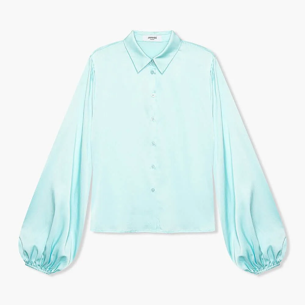 Abe Blouse Licht Blauw