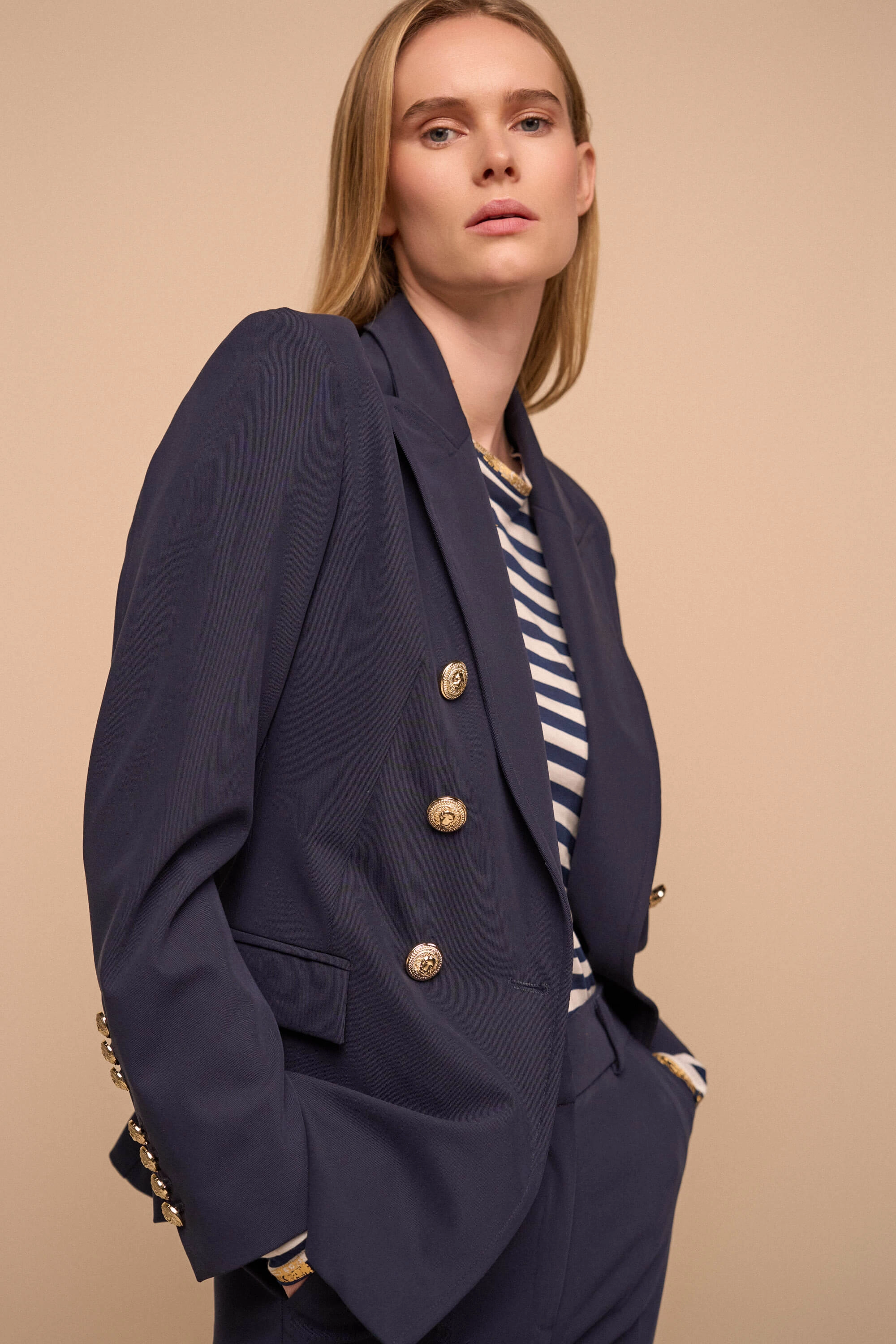 Blazer dames connor blauw ralph broek sean janice