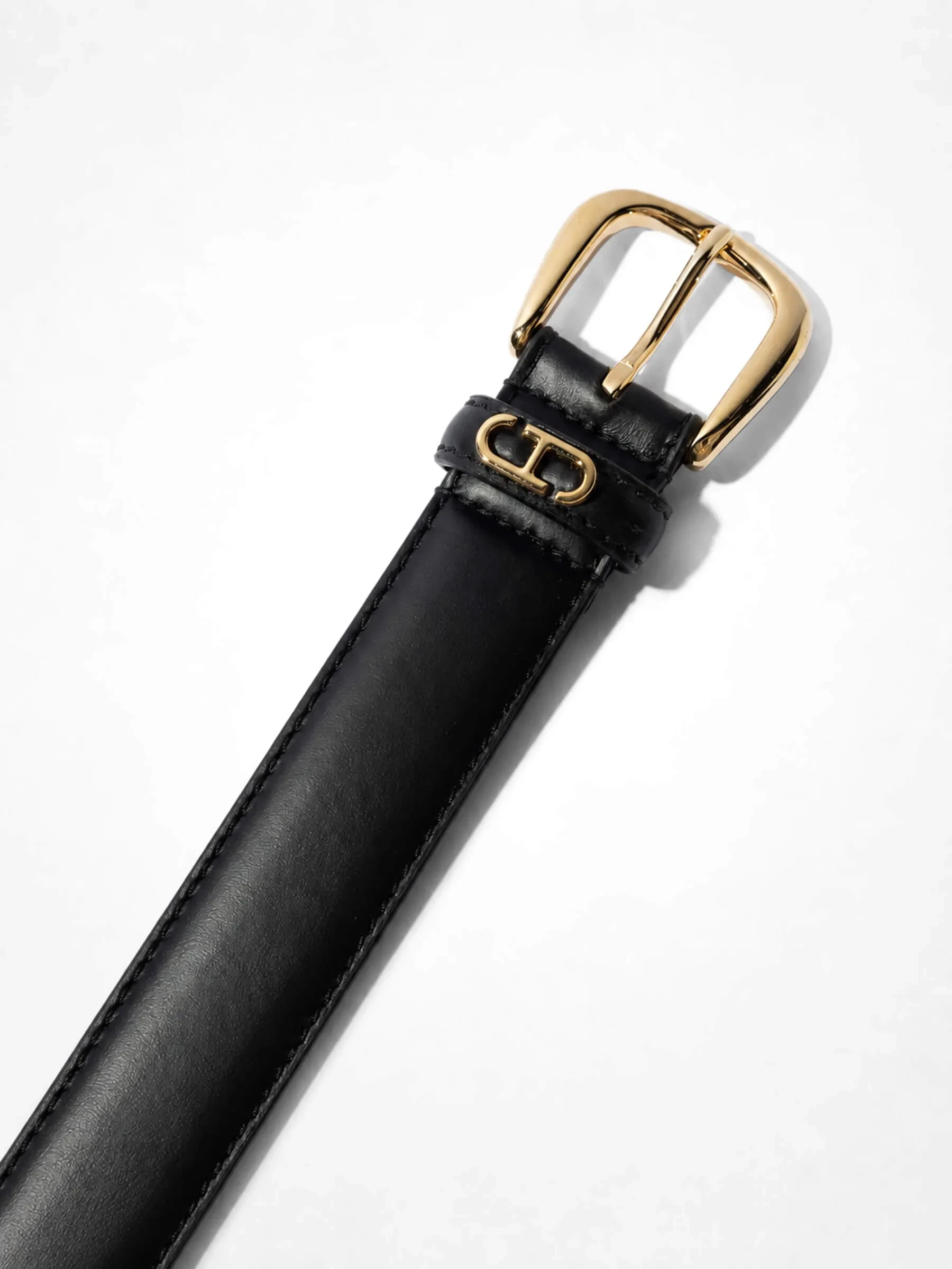Riem Leer Dames Zwart Malone Goud