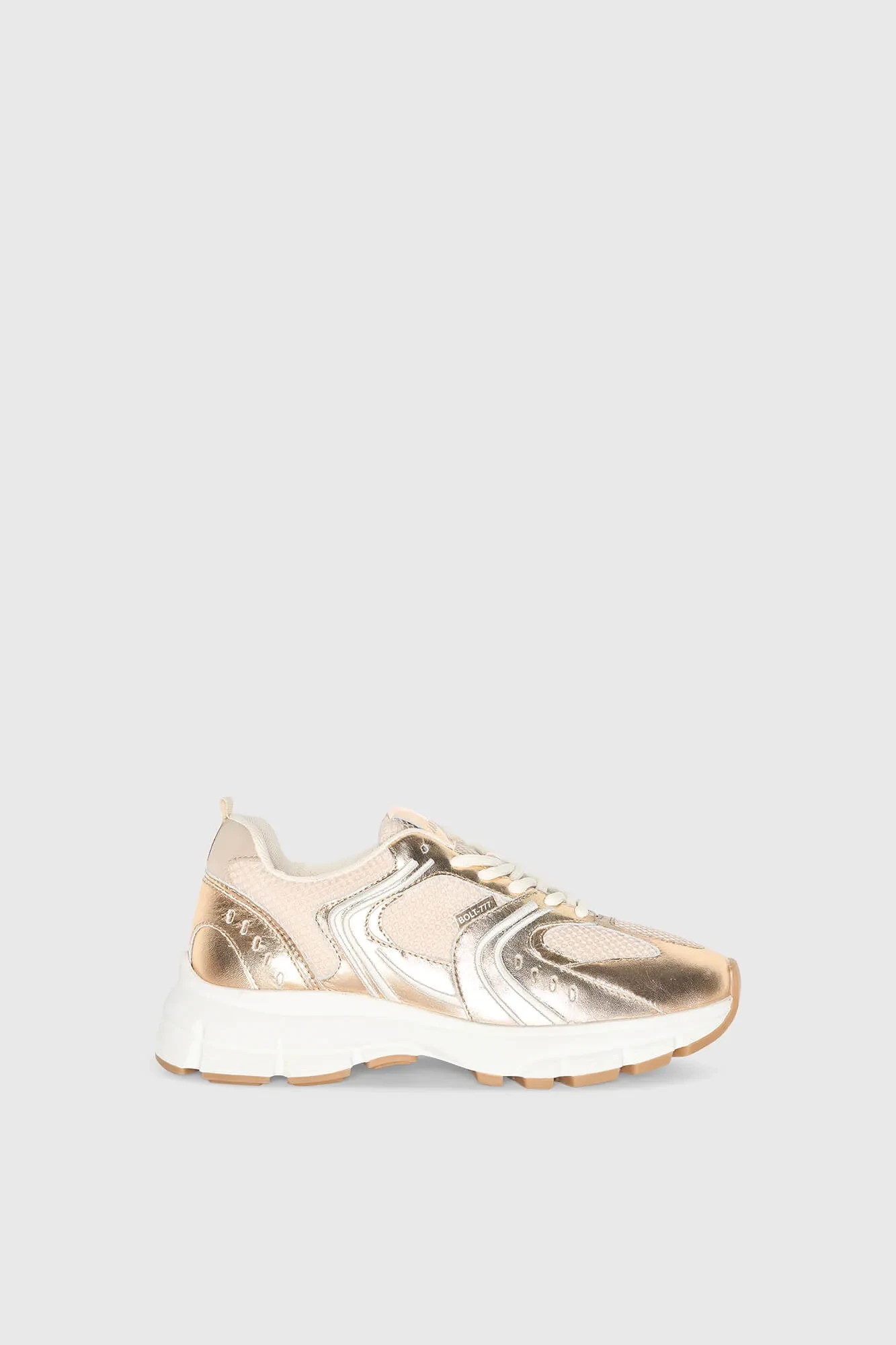 Runner Sneakers Dames Bolt Goud 777