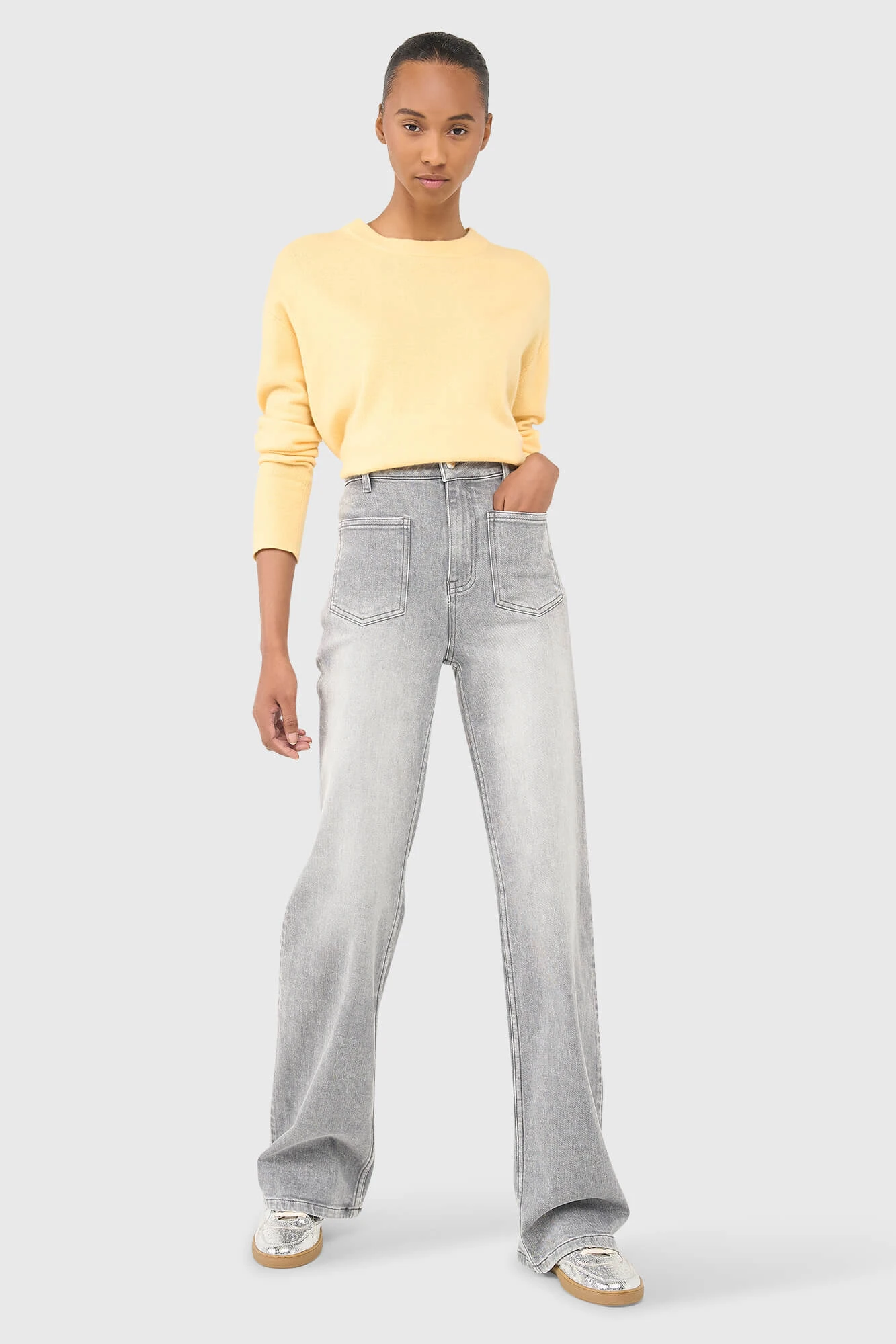 Jagger Jeans Grijs 110